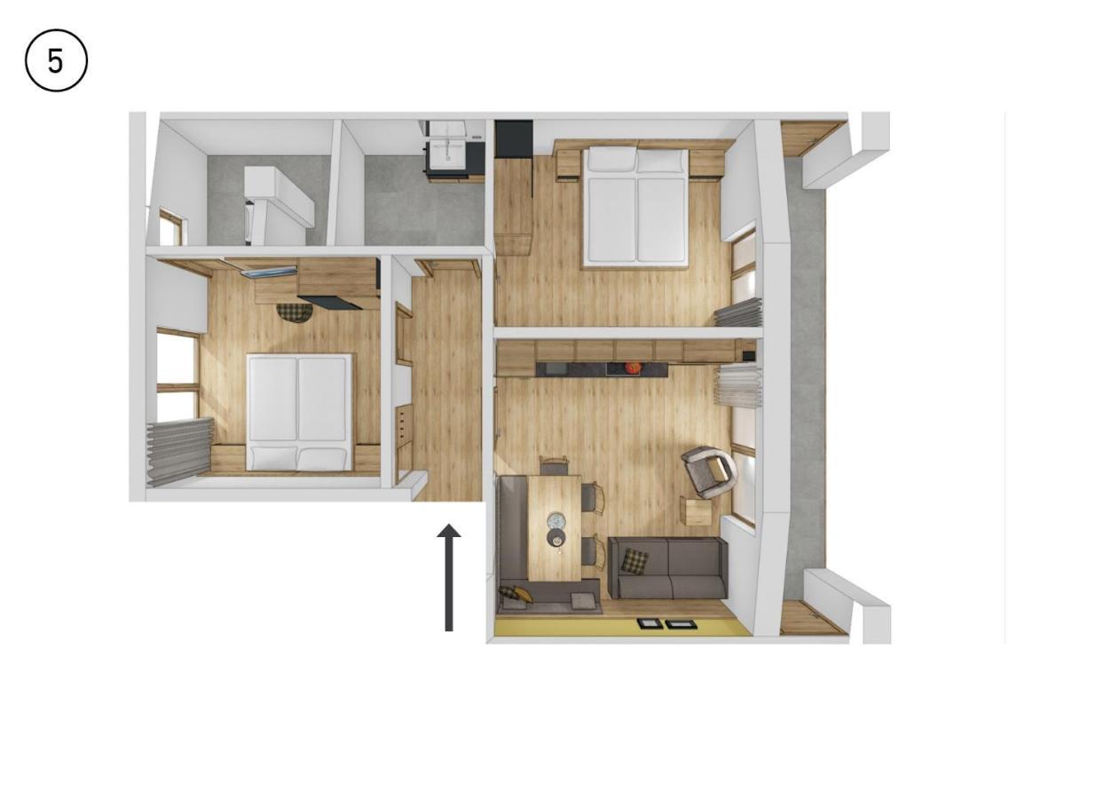 Appartement Foerra Tesido Exteriér fotografie