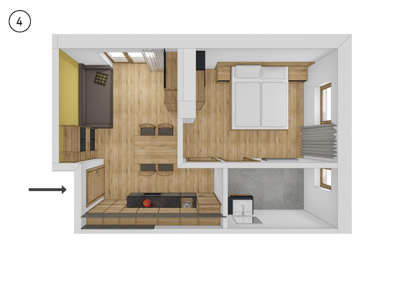 Appartement Foerra Tesido Exteriér fotografie